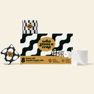 Extra Soft Double Length Toilet Roll (8 Pack)