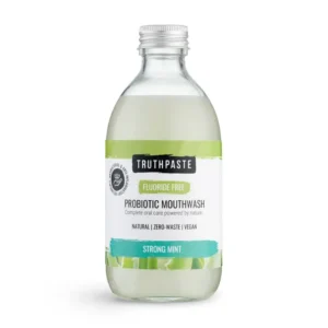 Truthpaste Probiotic Mouthwash. Strong Mint. Fluoride Free