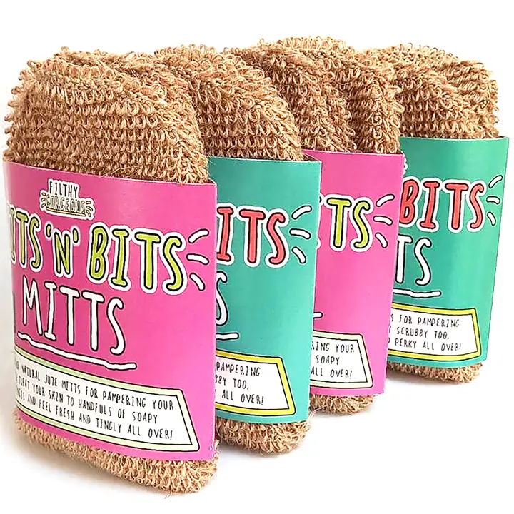 Pits 'n' Bits Mitts - Natural Jute Mitts - Image 2