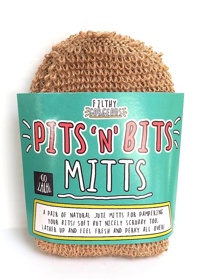 Pits 'n' Bits Mitts - Natural Jute Mitts
